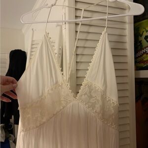 Cotton Candy Cream Lace Chemise